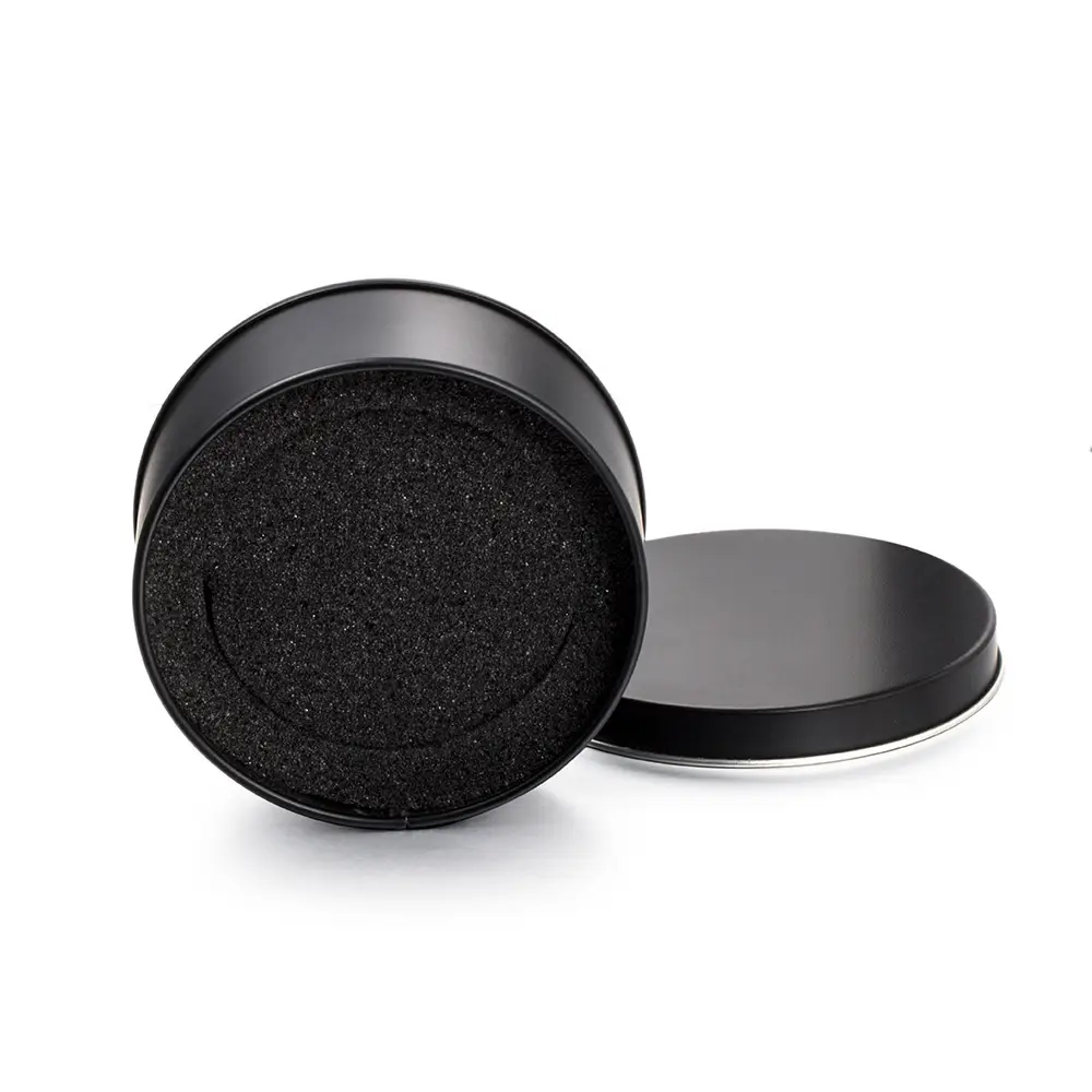 Aluminum Jewelry Box Black Gift Packaging - Image 4