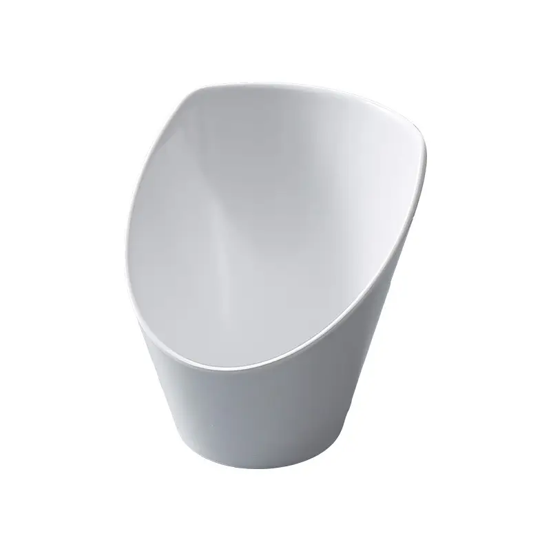 White Melamine Vegetable Bucket Bowl 12.5cm High - Image 10