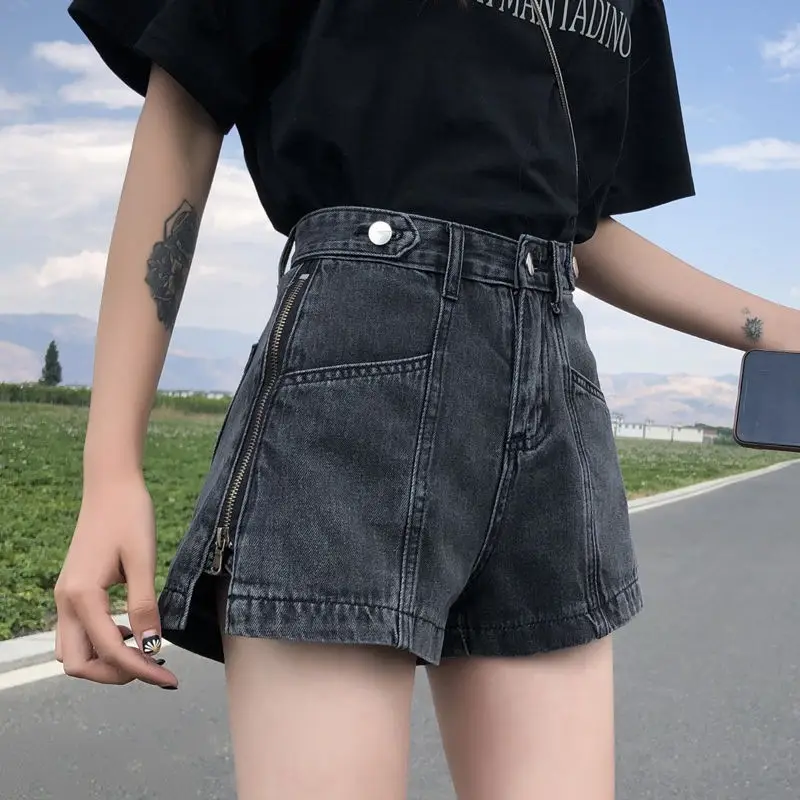 Korean Style High-Waist Denim Shorts for Women 2025 - Image 12