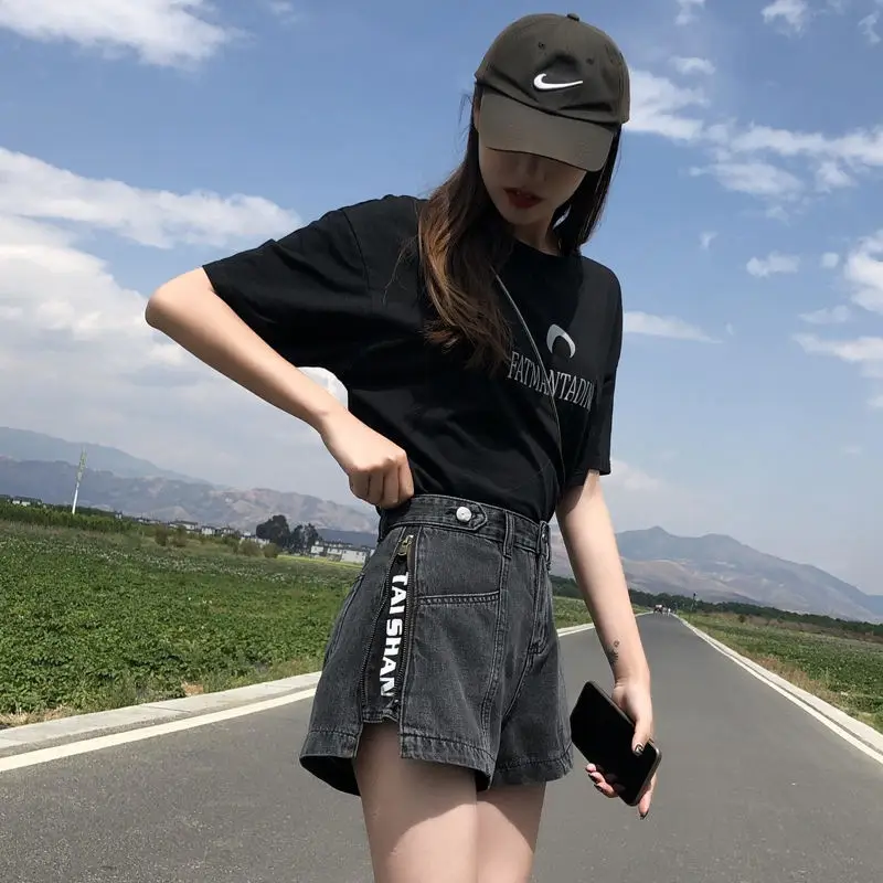 Korean Style High-Waist Denim Shorts for Women 2025 - Image 15