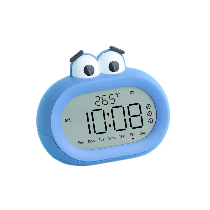 Factory New Cartoon Alarm Clock Blue 10:08 - Image 7