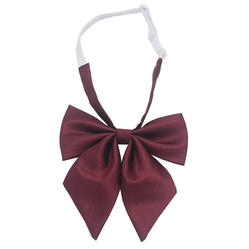 Purple Ribbon Bow Tie for Women with Angled Design - Image 17