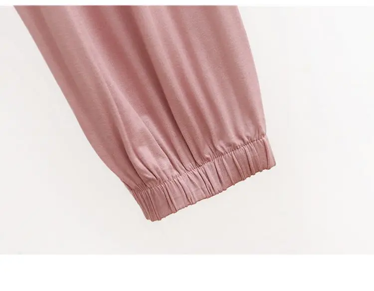 Gray Modal Loose Pants Summer Lounge Pants — feature 20