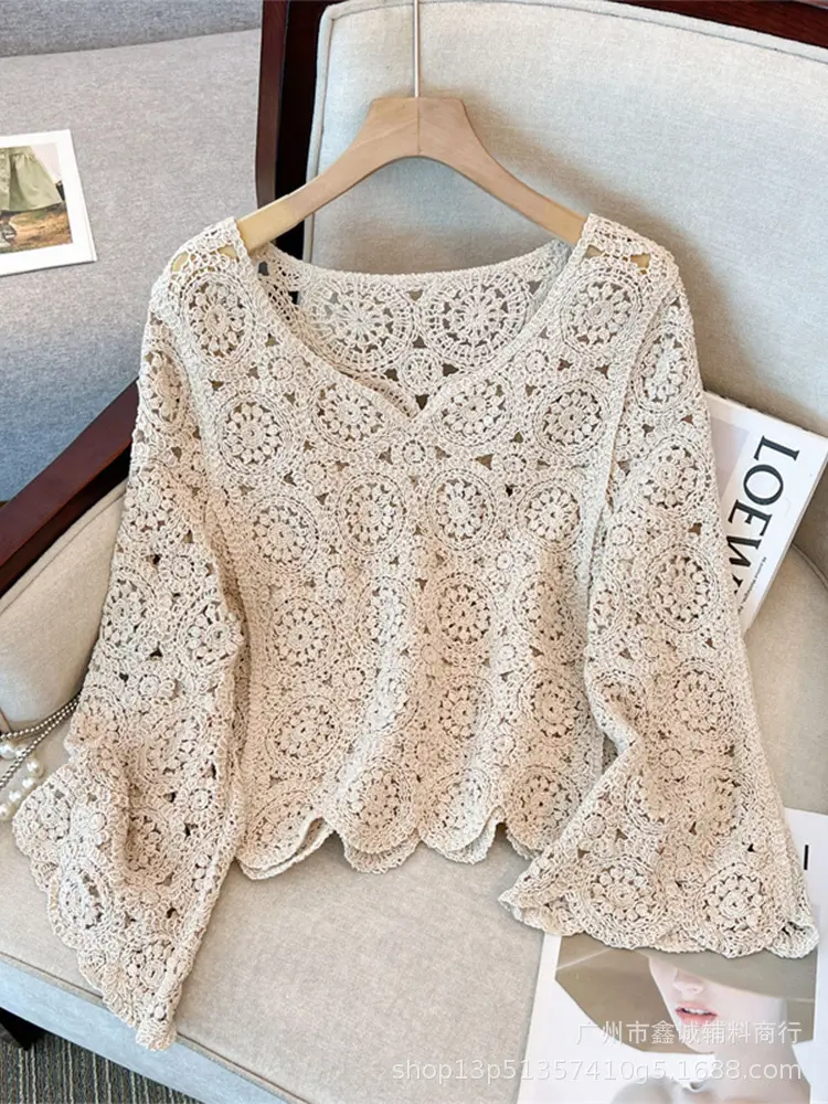 New Summer Lace Cardigan Sun Protection 3Q Sleeve