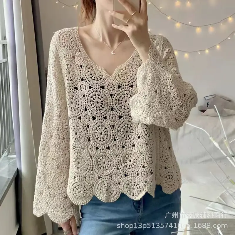 New Summer Lace Cardigan Sun Protection 3Q Sleeve