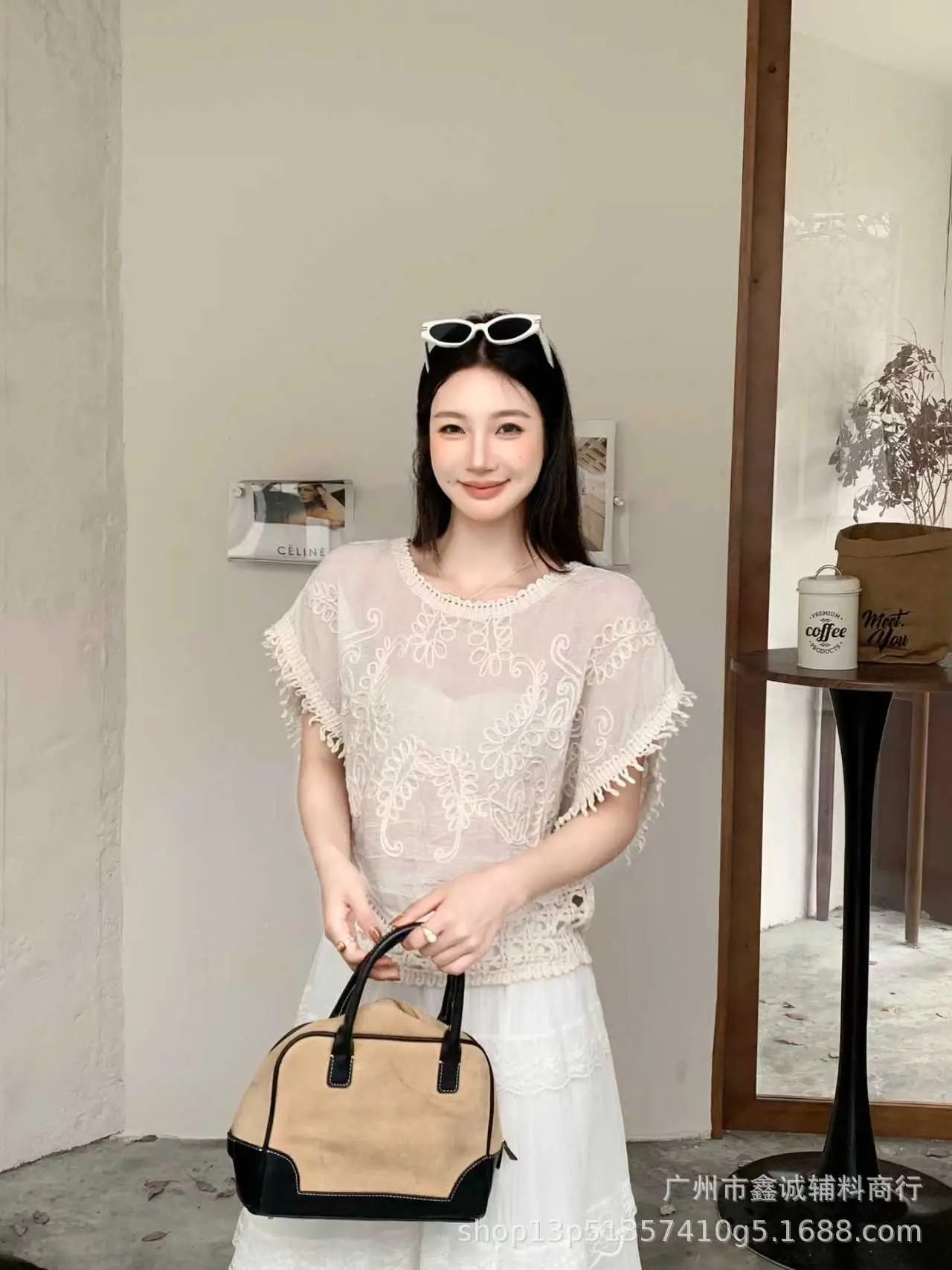 New Summer Lace Cardigan Sun Protection 3Q Sleeve