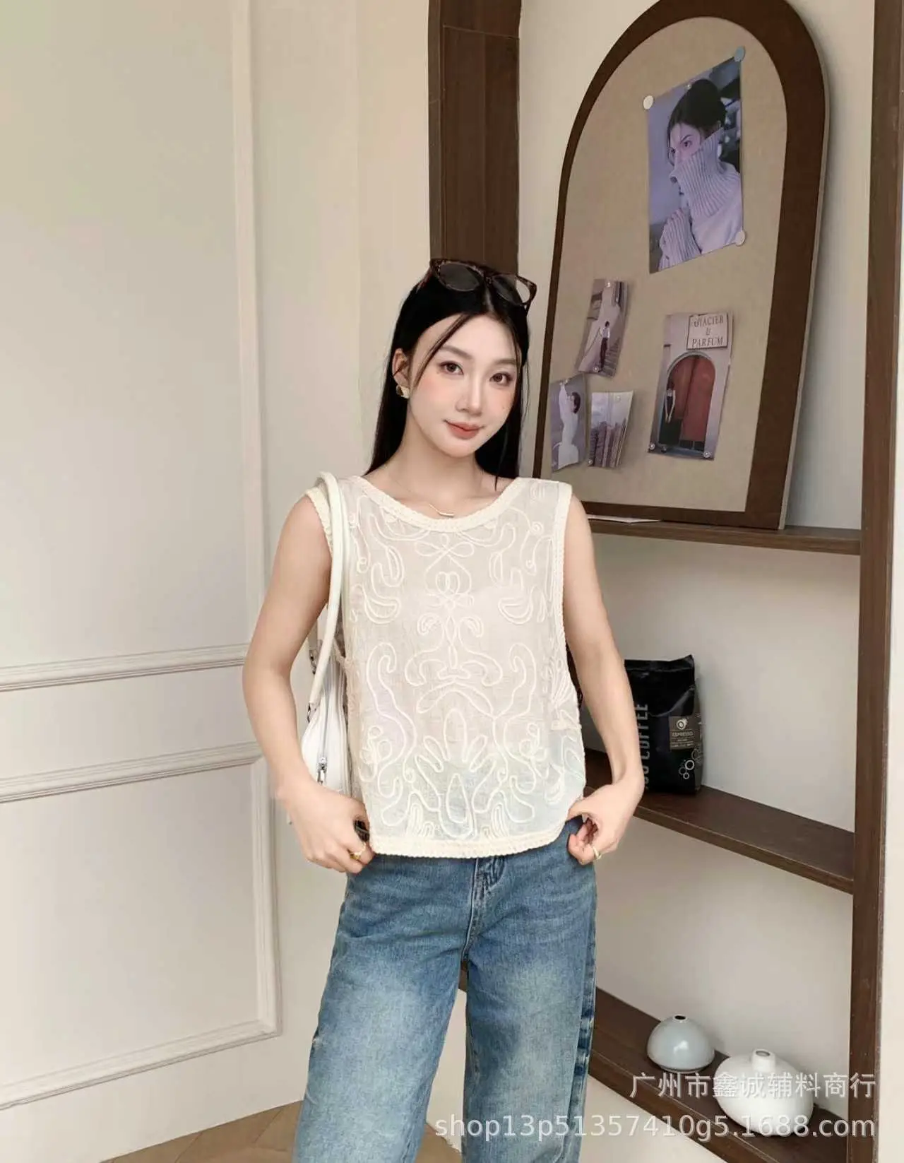 New Summer Lace Cardigan Sun Protection 3Q Sleeve