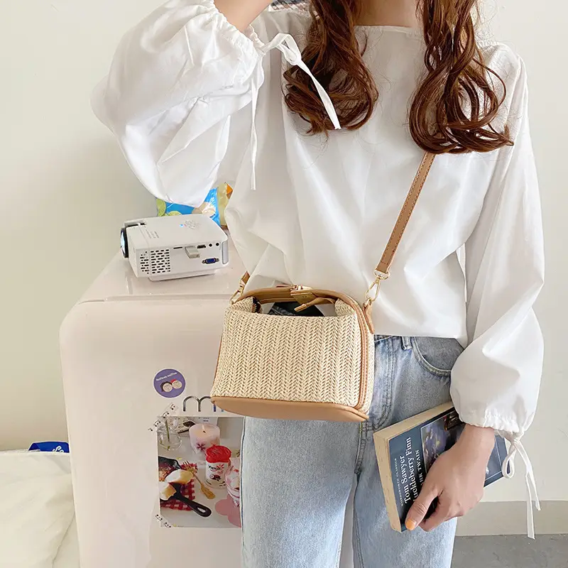 2026 Straw Woven Handbag for Women Casual Travel - Image 4