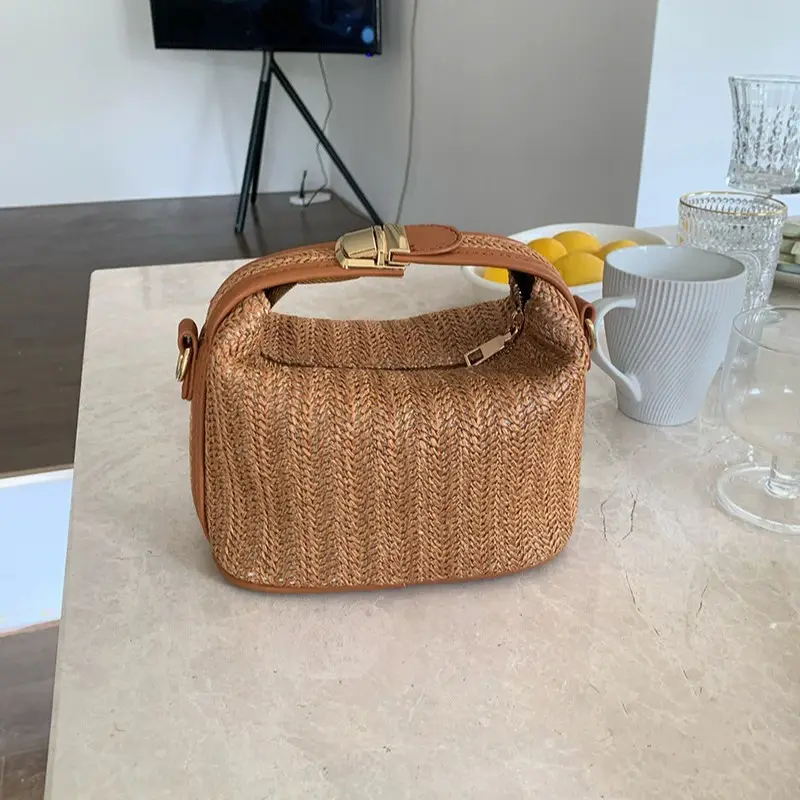 2026 Straw Woven Handbag for Women Casual Travel - Image 6
