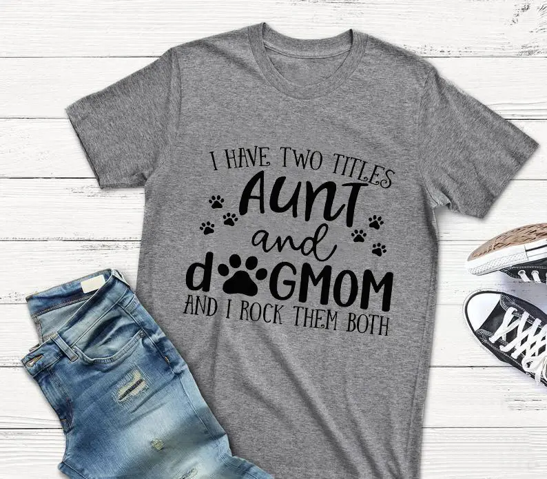 Pink T-Shirt with "I Have Two Titles" Design