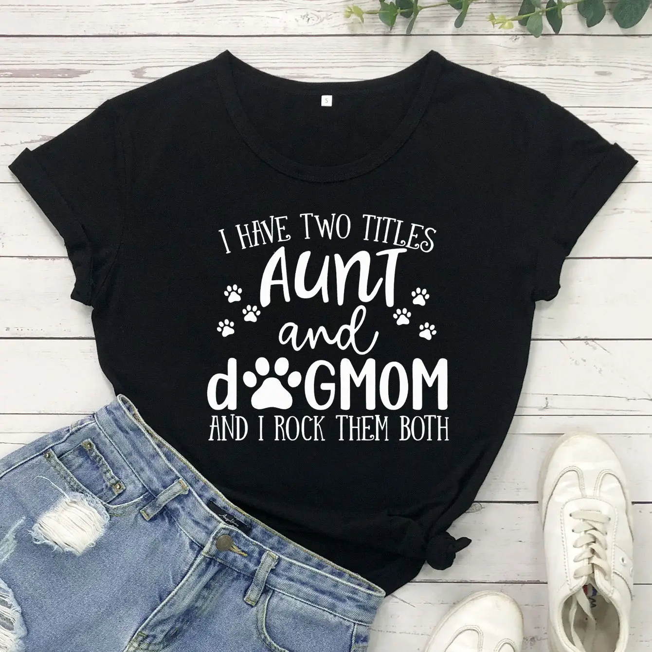 Pink T-Shirt with "I Have Two Titles" Design