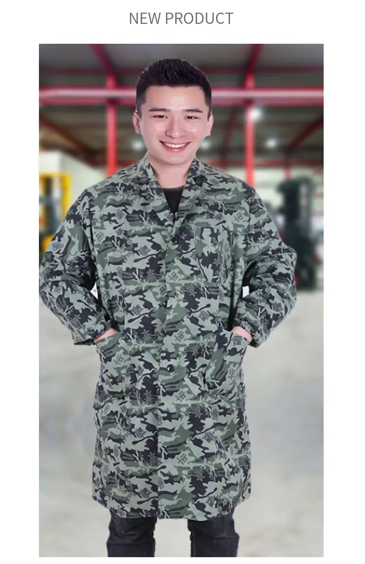 Long Sleeve Oil Resistant Work Coverall with Logo — feature 15