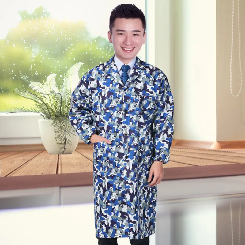 Long Sleeve Oil Resistant Work Coverall with Logo - Image 6