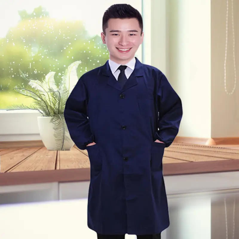 Long Sleeve Oil Resistant Work Coverall with Logo - Image 9