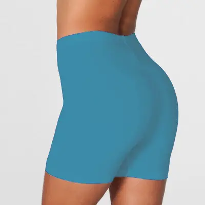 European Plus Size Solid Color Thin Leggings Yiwu Five Point Stretch - Image 11