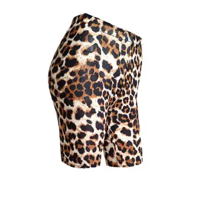 European Plus Size Solid Color Thin Leggings Yiwu Five Point Stretch - Image 13