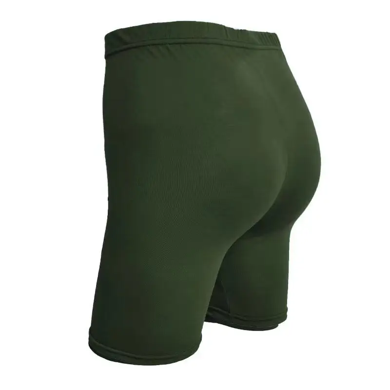 European Plus Size Solid Color Thin Leggings Yiwu Five Point Stretch - Image 15