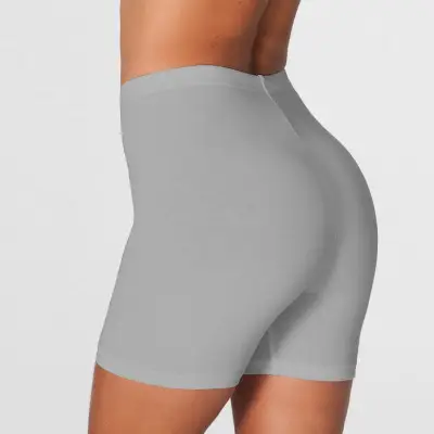 European Plus Size Solid Color Thin Leggings Yiwu Five Point Stretch - Image 6