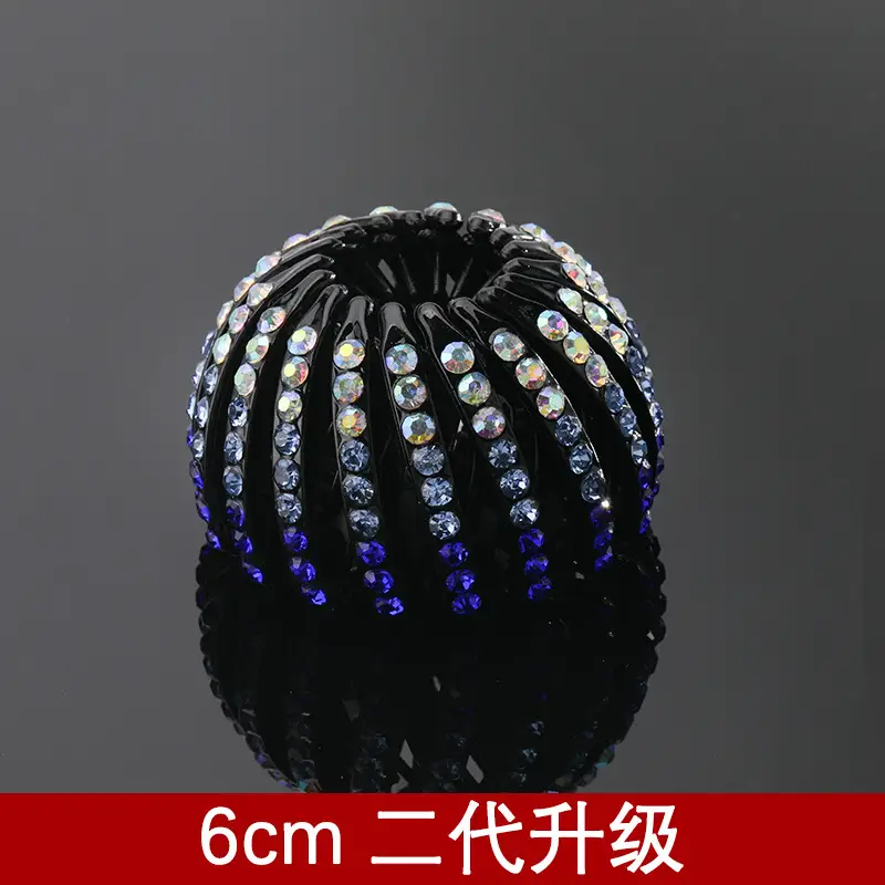 Wholesale Hair Ring with Rhinestone Grip Clips for Women - Image 3