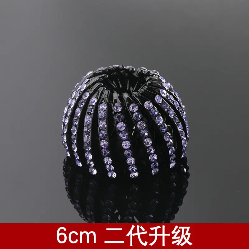 Wholesale Hair Ring with Rhinestone Grip Clips for Women - Image 4