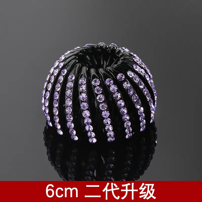 Wholesale Hair Ring with Rhinestone Grip Clips for Women - Image 5