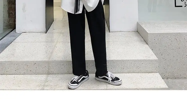 Men's Grey Korean Style Long Sleeve Shirt with Tie — feature 4