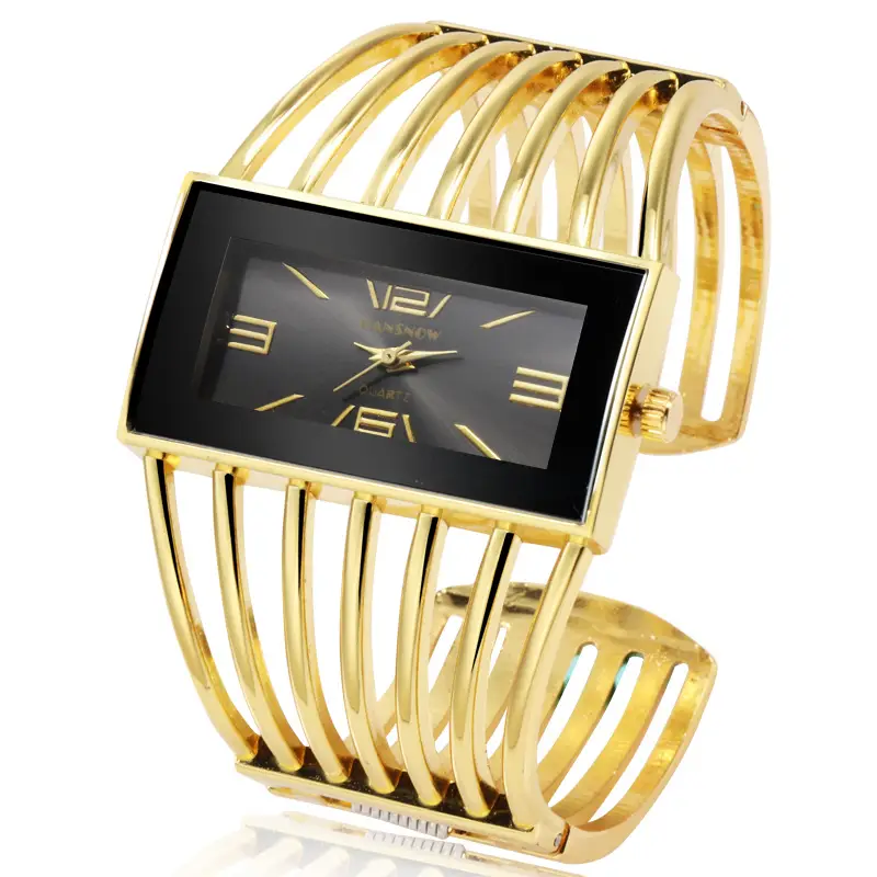 Ladies Rose Gold Hollow Bracelet Watch Quartz - Image 10