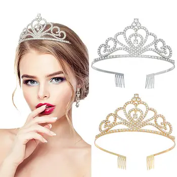 European American Vintage Rhinestone Bridesmaid Hairband 17cm — feature 7
