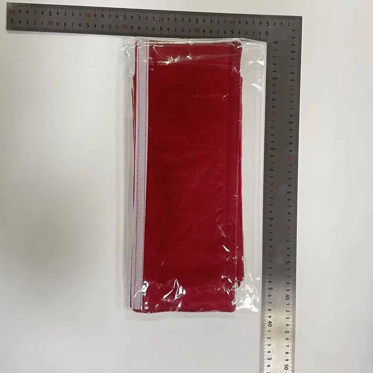 Red Flannel Belt with Gold Buckle for Men — feature 7