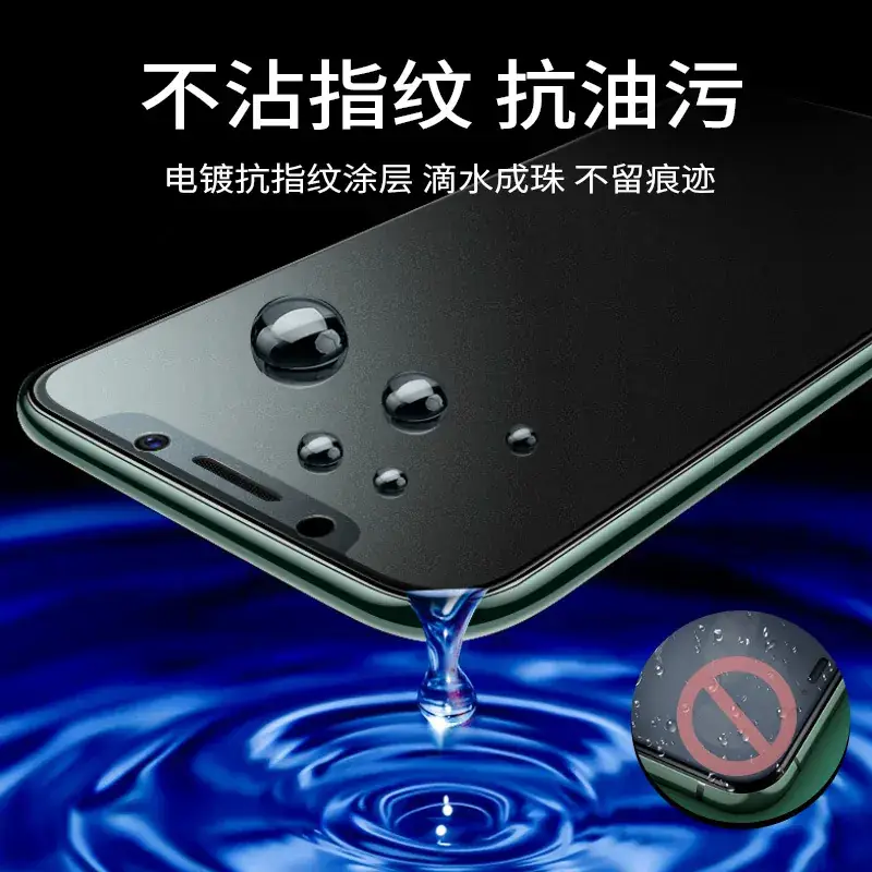 Xiaomi Frosted Tempered Film Anti-Fingerprint Mobile Cover - Image 4