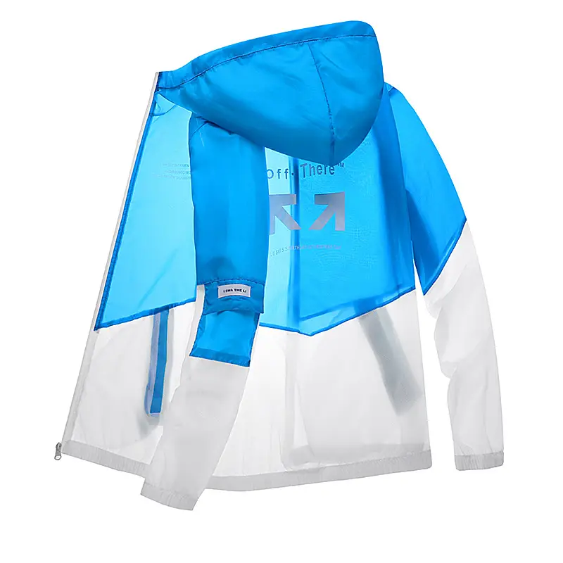 Men's Ultra-Thin Sun Protection Coat Green White - Image 7