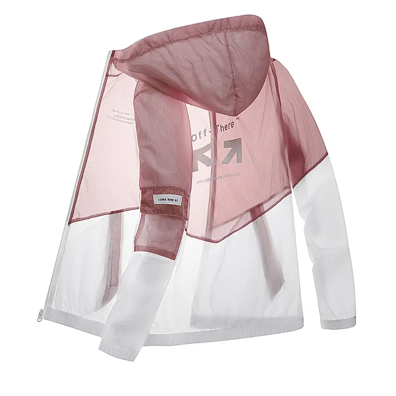 Men's Ultra-Thin Sun Protection Coat Green White - Image 9