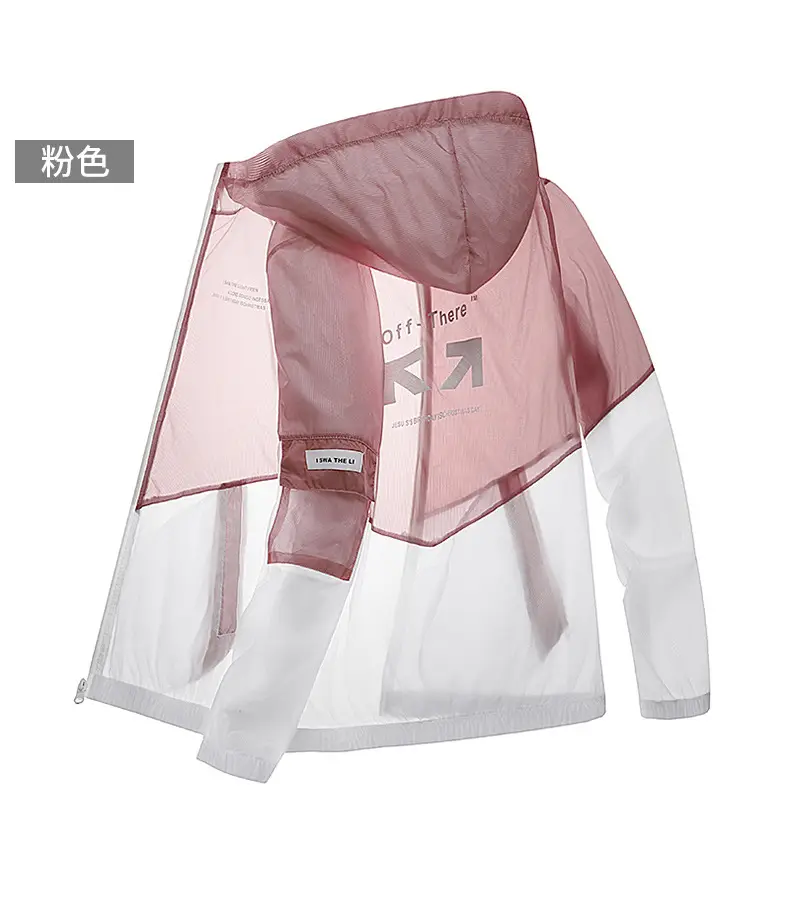 Men's Ultra-Thin Sun Protection Coat Green White — feature 15