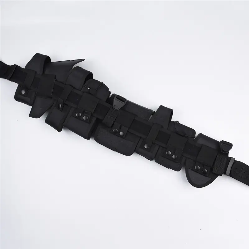 8-Piece Black Nylon Security Belt for Training - Image 11
