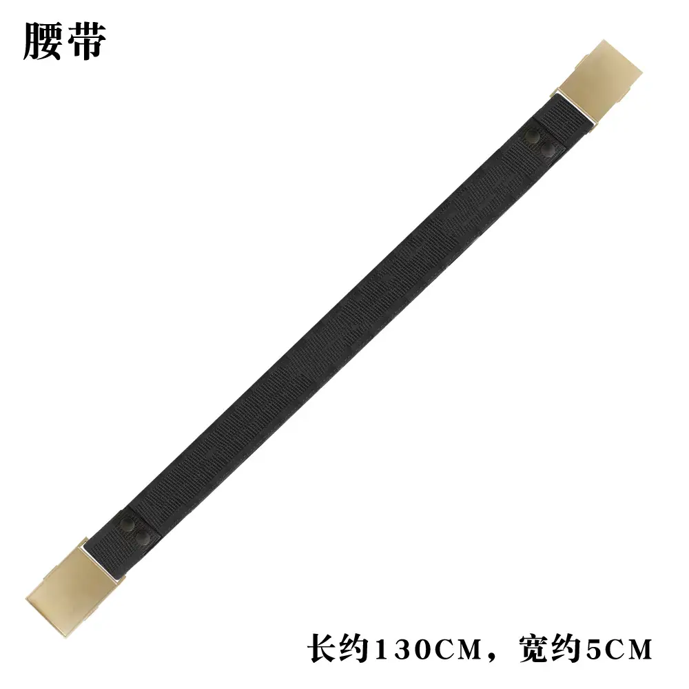 8-Piece Black Nylon Security Belt for Training - Image 9