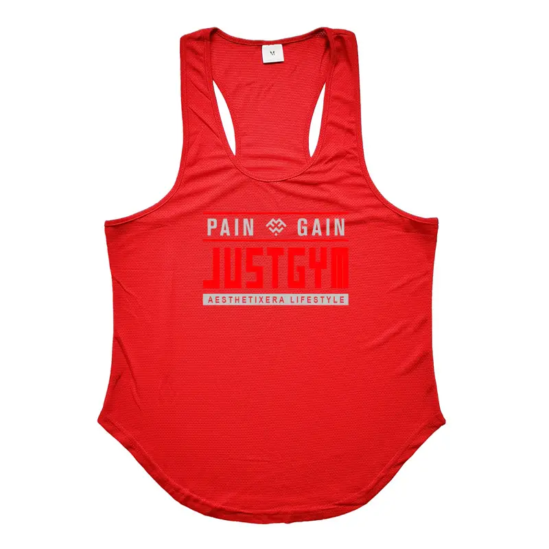 Muscle Men's Green Bodybuilding Vest Deep Digging Training - Image 3