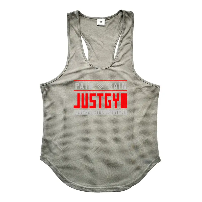 Muscle Men's Green Bodybuilding Vest Deep Digging Training - Image 4
