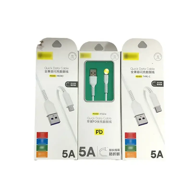 5A Fast Charging USB Type-C Mobile Phone Charger for Android - Image 10