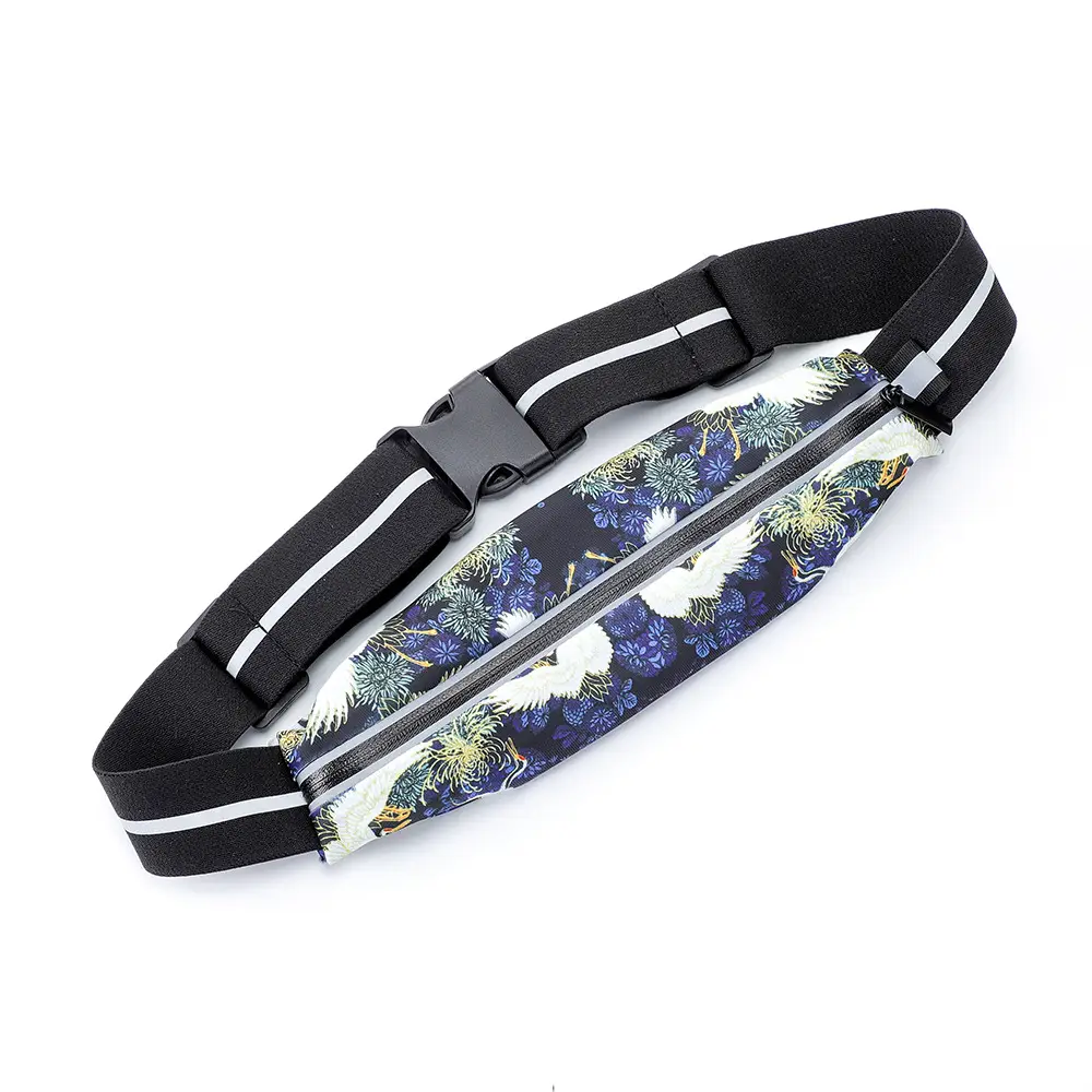 Small Waist Bag for Men Women Reflective Fitness Running