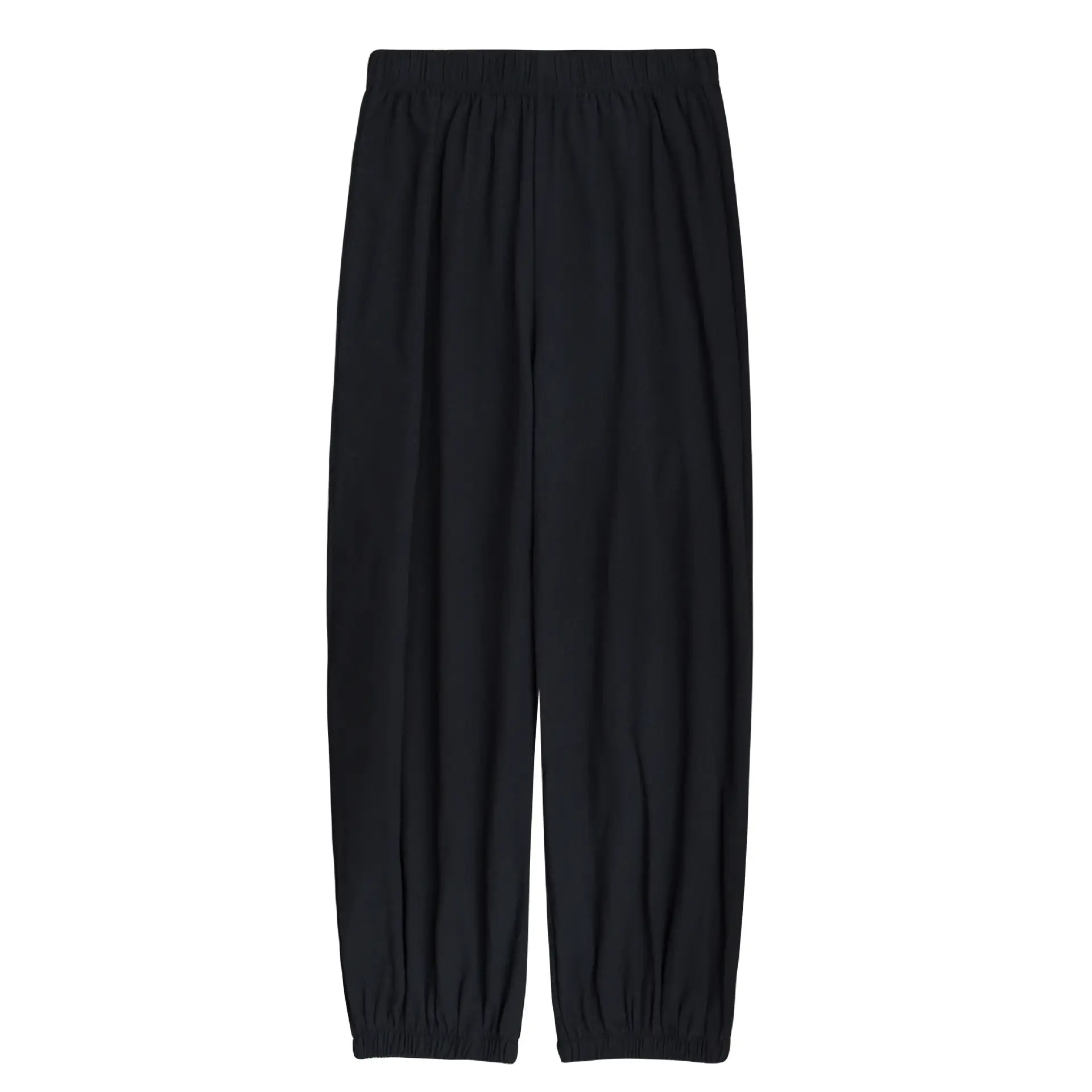 Women Cotton Linen Striped Loose Pants White - Image 5
