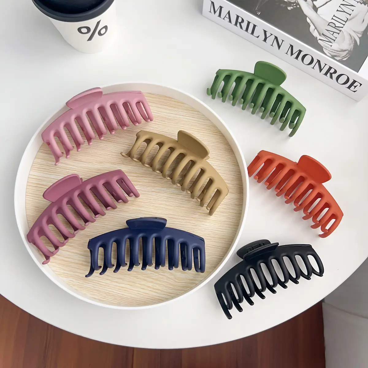 11cm Frosted Hair Clip for Women - Image 8