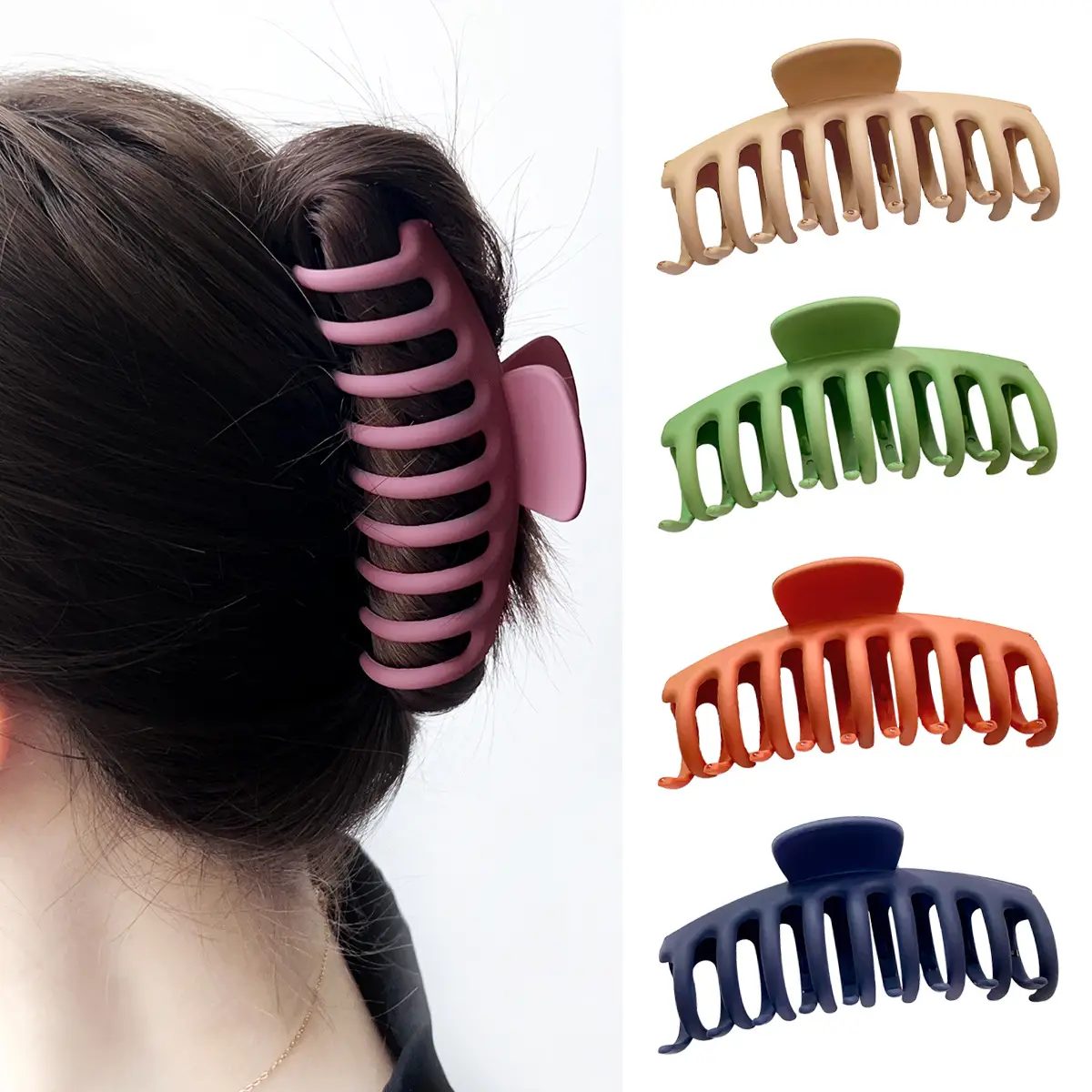 11cm Frosted Hair Clip for Women - Image 9