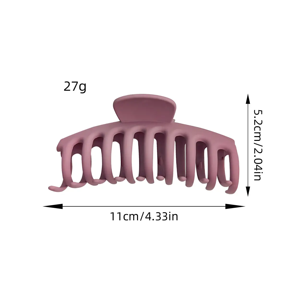 11cm Frosted Hair Clip for Women - Image 11