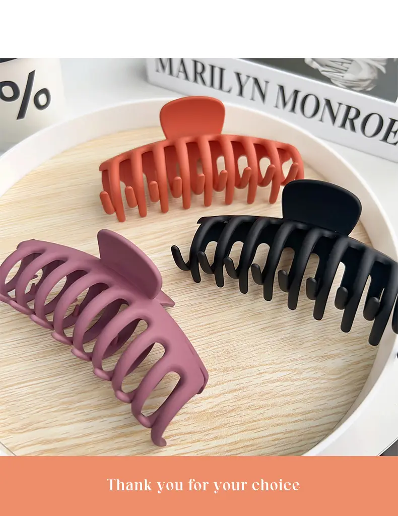 11cm Frosted Hair Clip for Women — feature 13