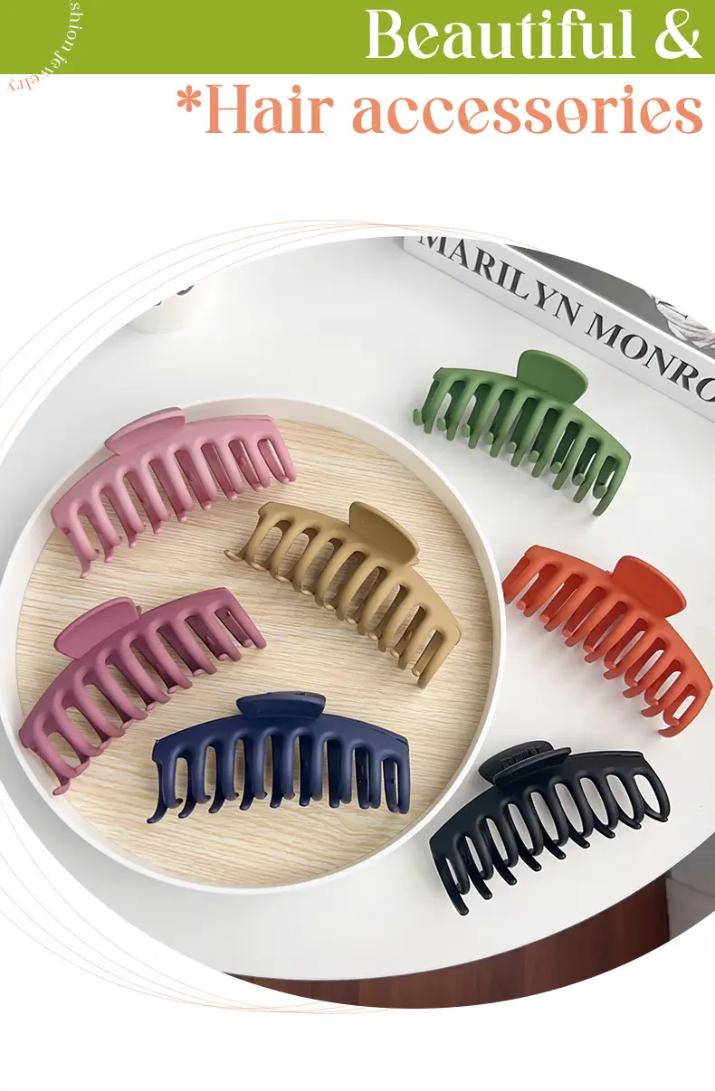 11cm Frosted Hair Clip for Women — feature 5