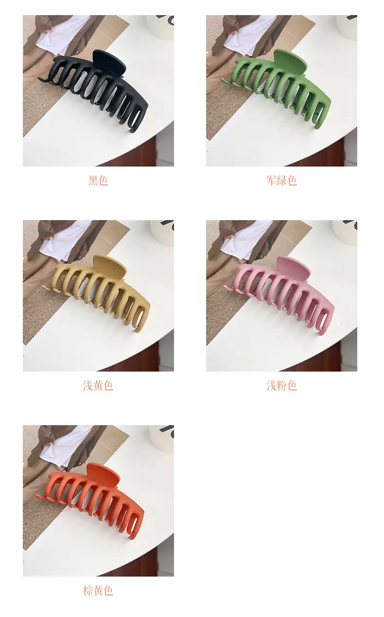 11cm Frosted Hair Clip for Women — feature 7
