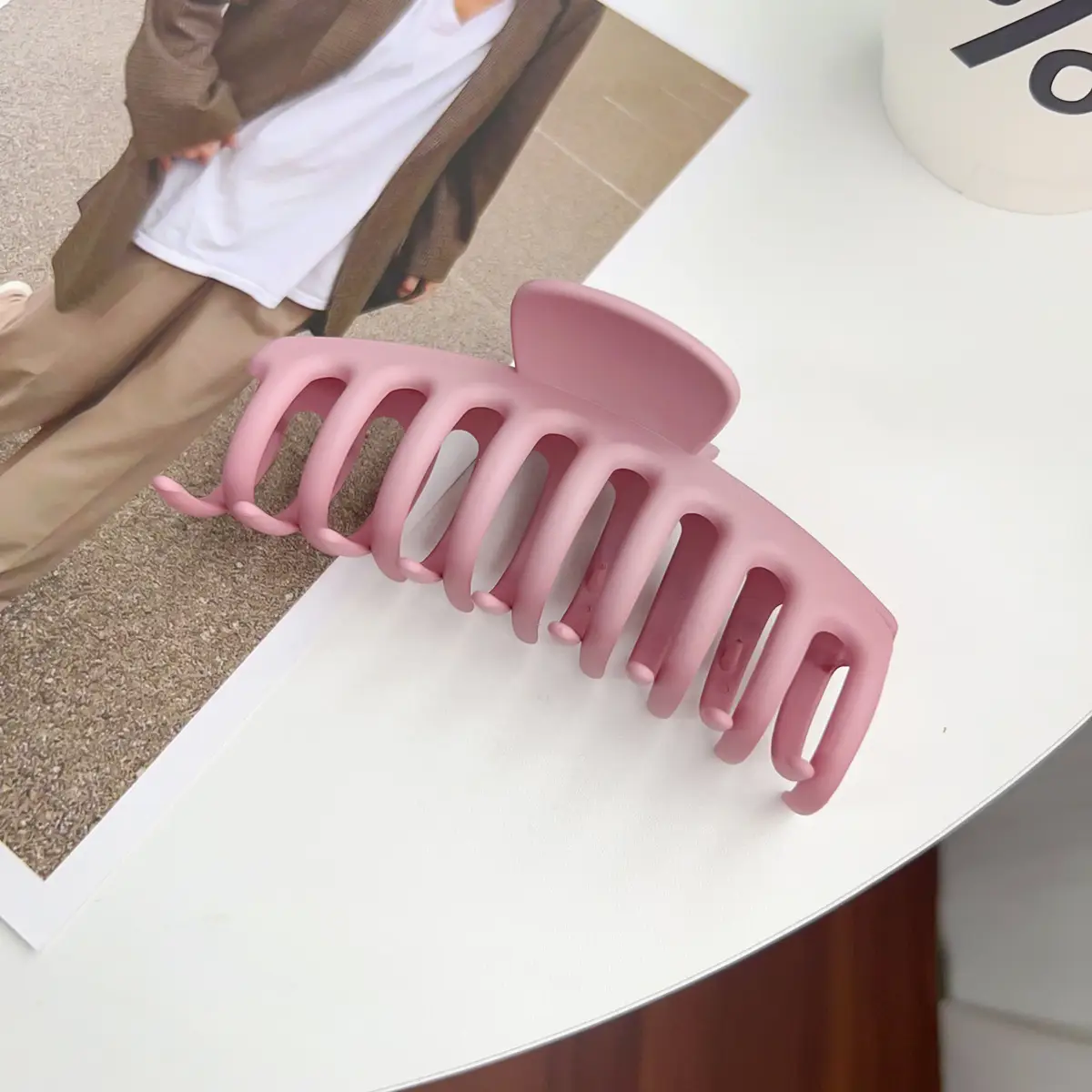11cm Frosted Hair Clip for Women - Image 4