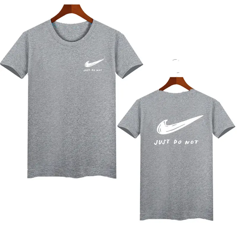 Nike Grey Graphic T-Shirt Just Do Not for Men Women - Image 12