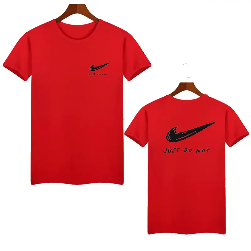 Nike Grey Graphic T-Shirt Just Do Not for Men Women - Image 2