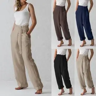 New Cross-Border Nine Point Pants Plus Size Green — feature 1